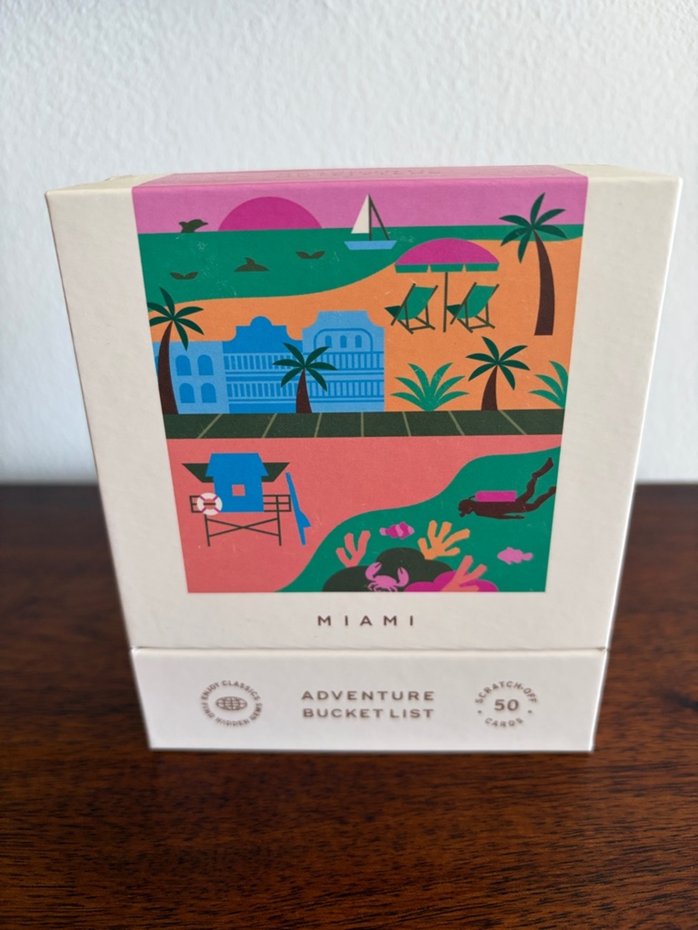 Reach Int’l Miami Adventure Bucket List Card Deck, NWOT